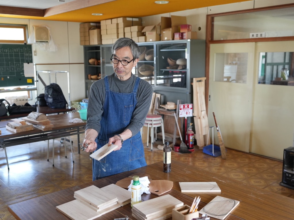 下川町の木工作家・臼田健二さんと、YASUくんと一緒に。木と向き合う一日。イベントレポート