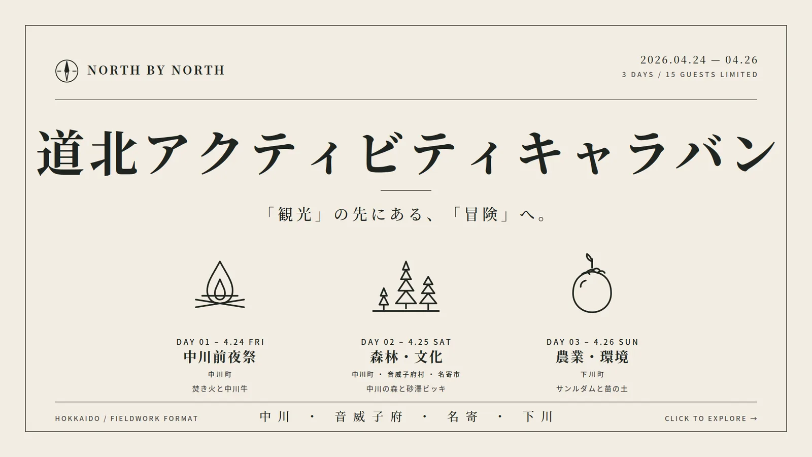 north by north banner